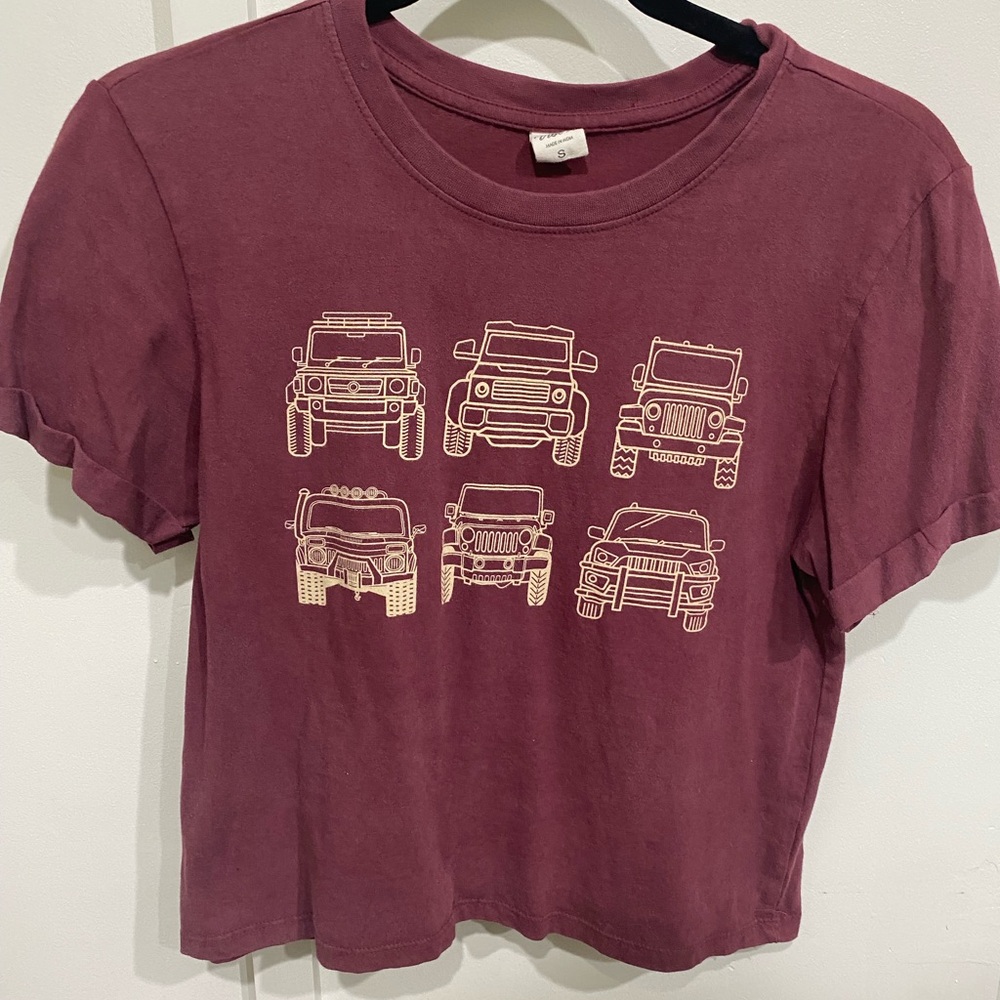 Vintage Vibes 4x4 Jeep Bronco Cropped T-shirt